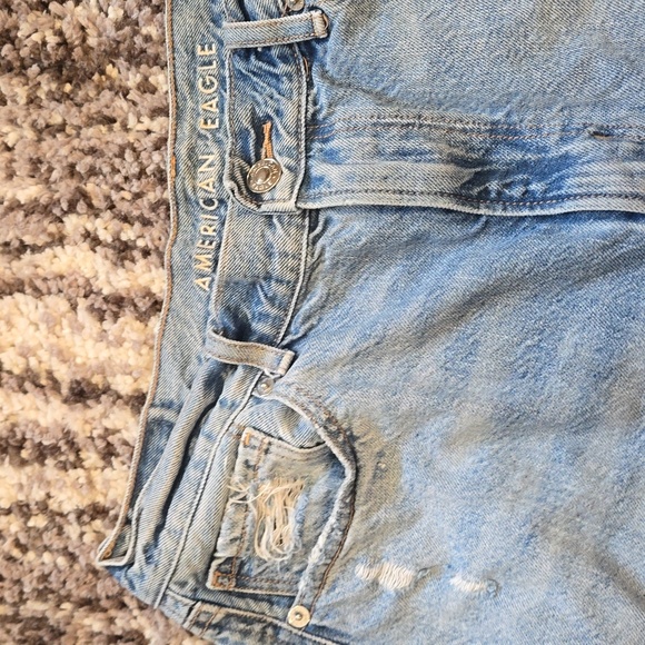 American Eagle Jeans Size 10 Regular Ripped - Picture 4 of 12